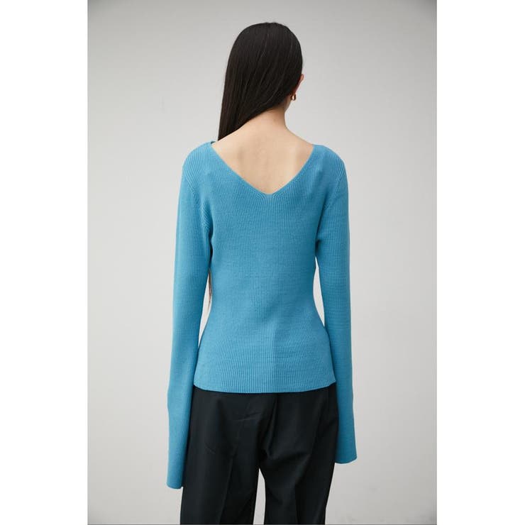 2WAY SLEEVE BUTTON RIB KNIT | AZUL BY MOUSSY | 詳細画像36 