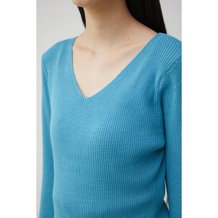 2WAY SLEEVE BUTTON RIB KNIT[品番：AZLW0020594]｜AZUL BY