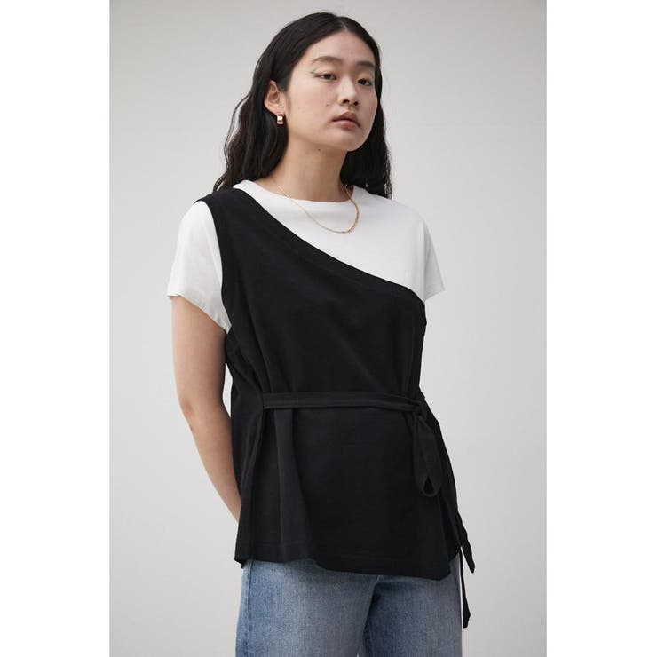 ONE SHOULDER BUSTIER TOPS[品番：AZLW0020843]｜AZUL BY MOUSSY 