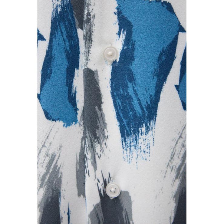 ランダムペイント開襟シャツ | AZUL BY MOUSSY | 詳細画像11 