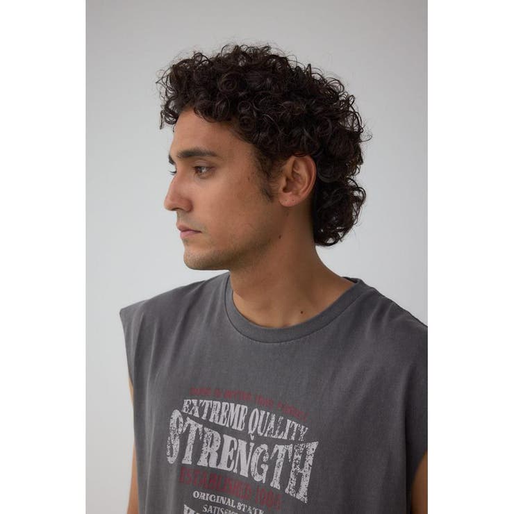 ピグメントグラフィックノースリーブトップス | AZUL BY MOUSSY | 詳細画像12 