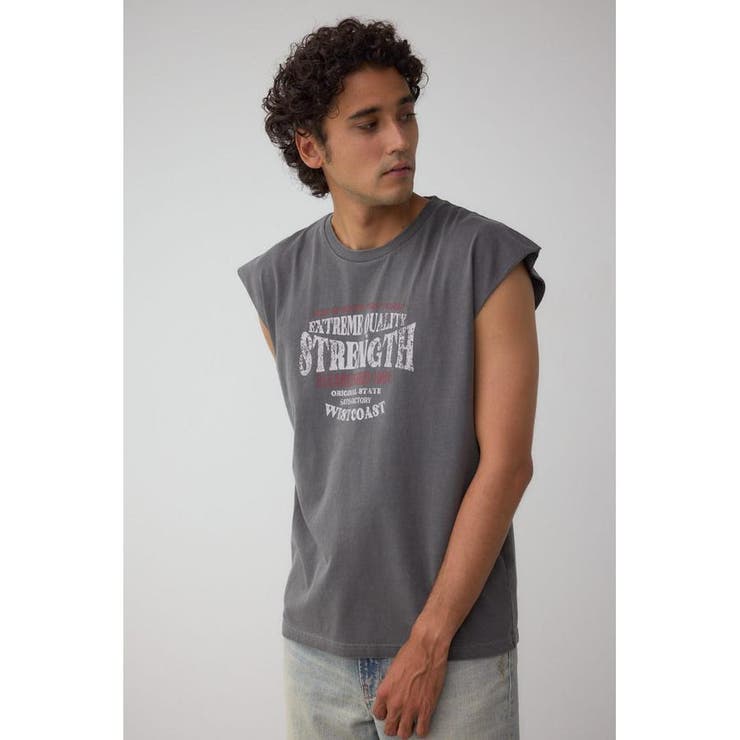 ピグメントグラフィックノースリーブトップス | AZUL BY MOUSSY | 詳細画像13 