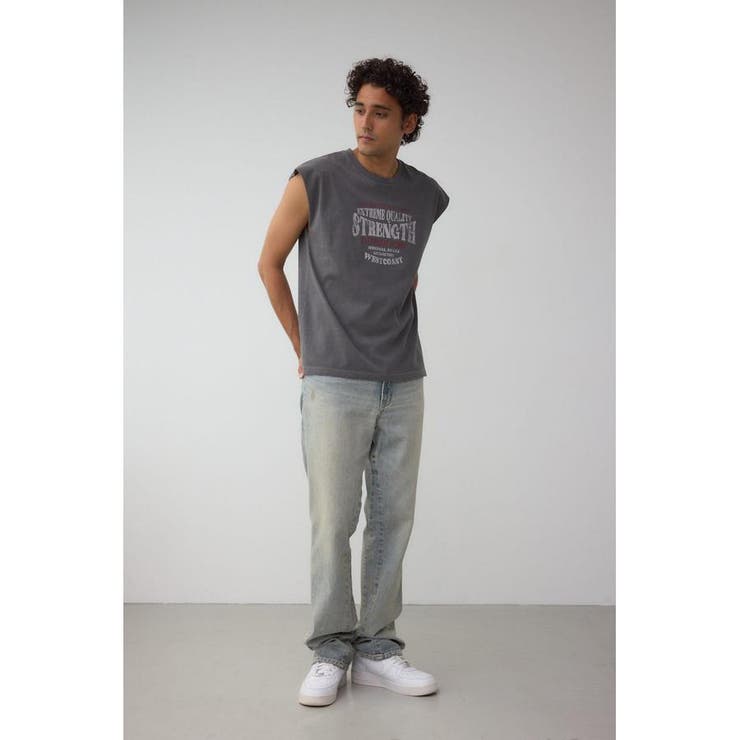 ピグメントグラフィックノースリーブトップス | AZUL BY MOUSSY | 詳細画像14 