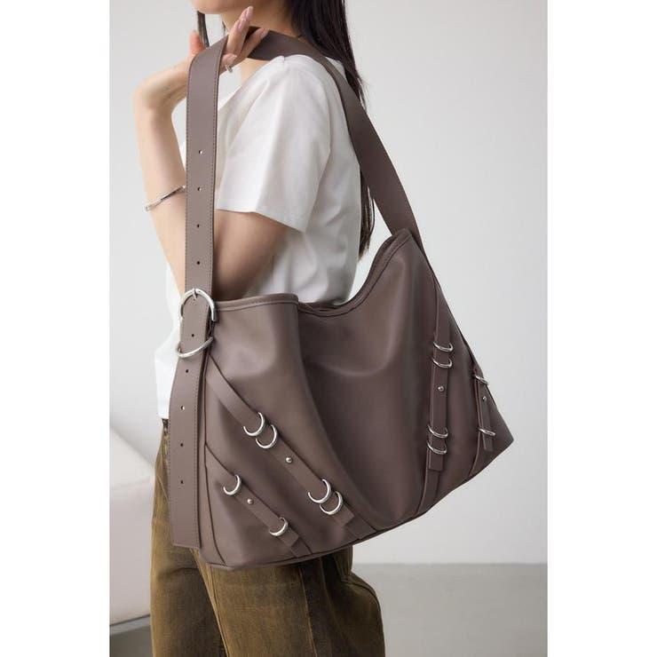 BRN | ナローベルトデザイントートバッグ | AZUL BY MOUSSY