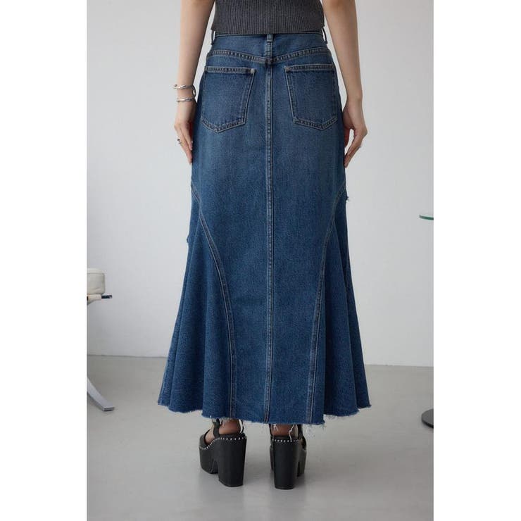 AZUL DENIM ダメージマーメイドスカート | AZUL BY MOUSSY | 詳細画像21 