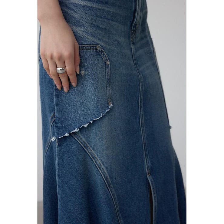 AZUL DENIM ダメージマーメイドスカート | AZUL BY MOUSSY | 詳細画像25 