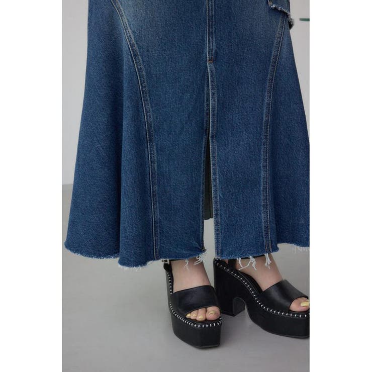 AZUL DENIM ダメージマーメイドスカート | AZUL BY MOUSSY | 詳細画像26 