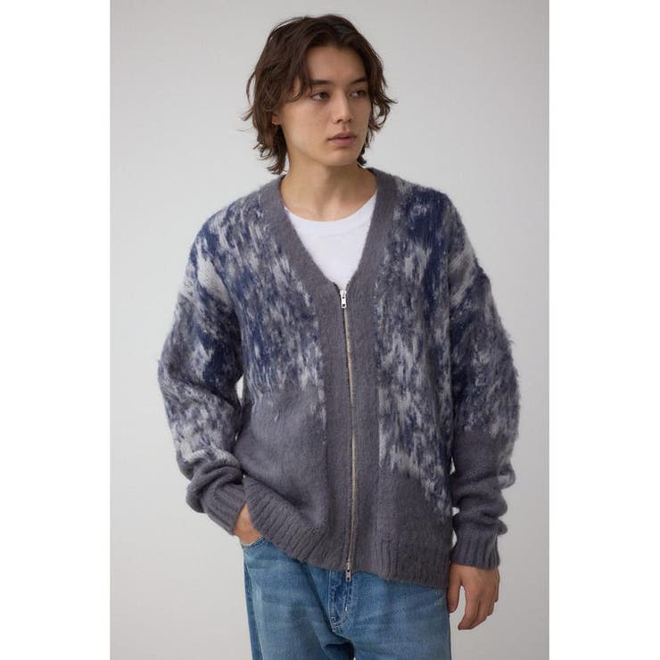 起毛総柄カーディガン | AZUL BY MOUSSY | 詳細画像30 
