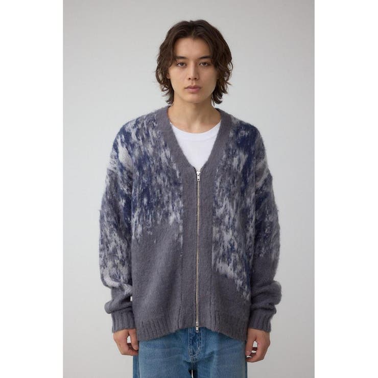 起毛総柄カーディガン | AZUL BY MOUSSY | 詳細画像32 