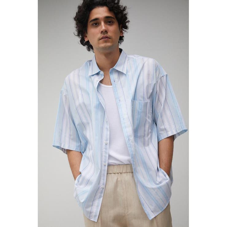 WIDE RELAX HALF SLEEVE SHIRT | AZUL BY MOUSSY | 詳細画像28 