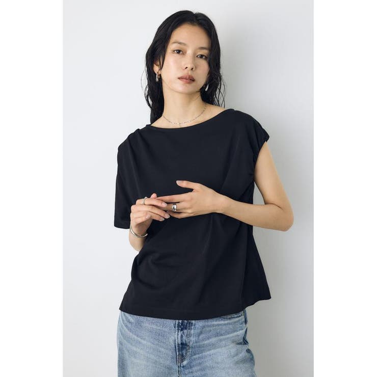 アシンメトリードレープトップス | AZUL BY MOUSSY | 詳細画像9 