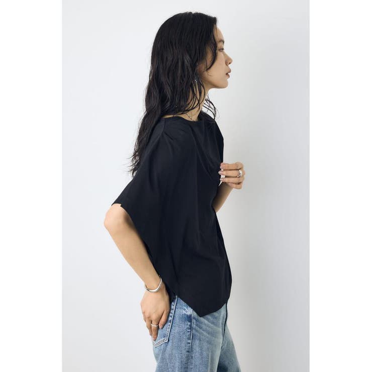 アシンメトリードレープトップス | AZUL BY MOUSSY | 詳細画像12 