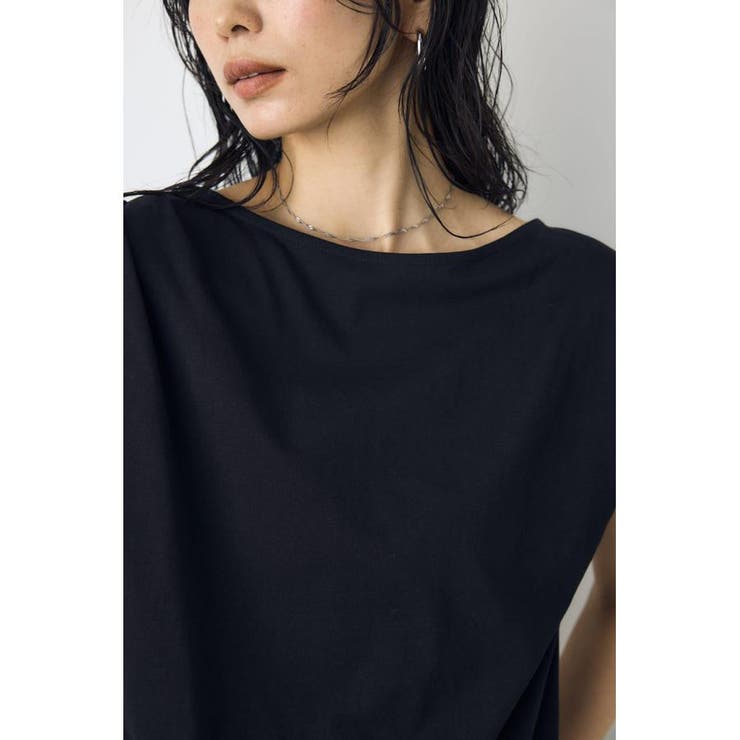 アシンメトリードレープトップス | AZUL BY MOUSSY | 詳細画像15 