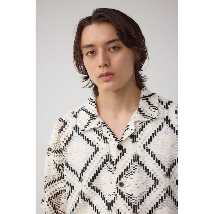 アソートデザインメッシュシャツ | AZUL BY MOUSSY | 詳細画像13 