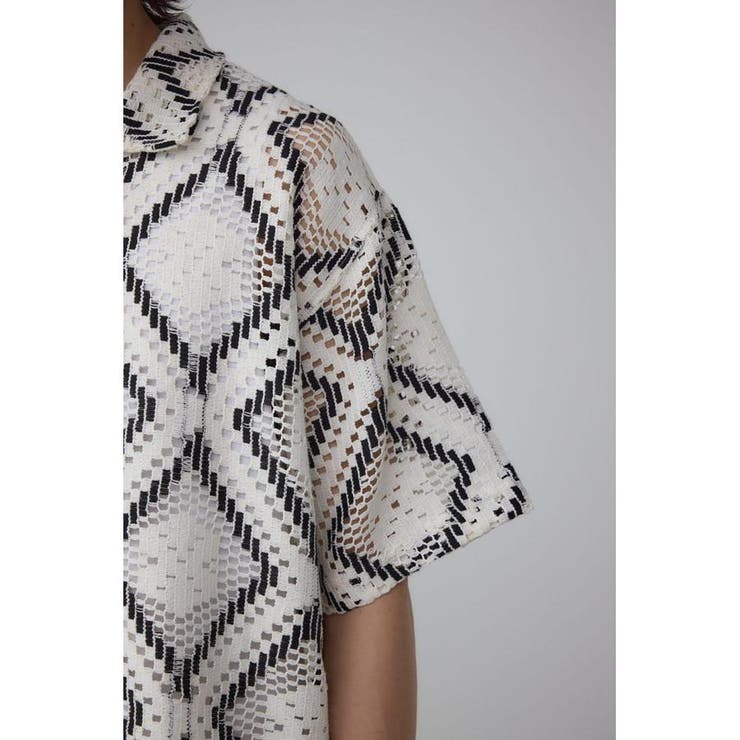 アソートデザインメッシュシャツ | AZUL BY MOUSSY | 詳細画像17 