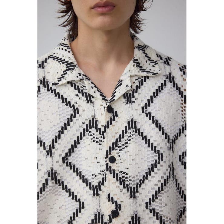 アソートデザインメッシュシャツ | AZUL BY MOUSSY | 詳細画像21 