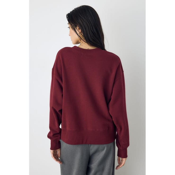 カレッジワッペンロゴ裏毛トップス | AZUL BY MOUSSY | 詳細画像21 