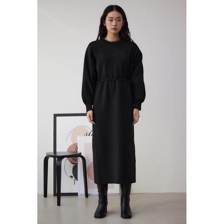 ドロストニットワンピース[品番：AZLW0021596]｜AZUL BY MOUSSY
