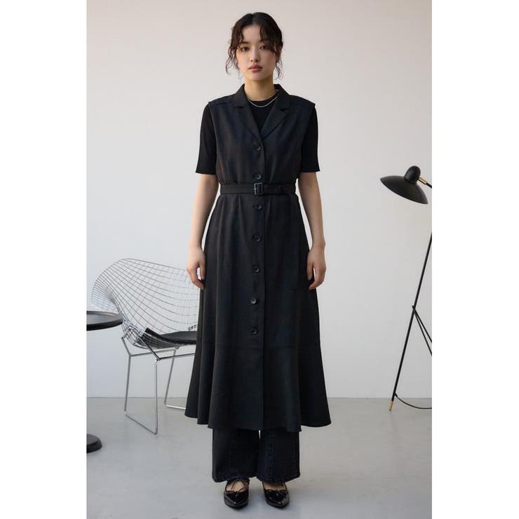 オープンカラージレワンピース | AZUL BY MOUSSY | 詳細画像18 