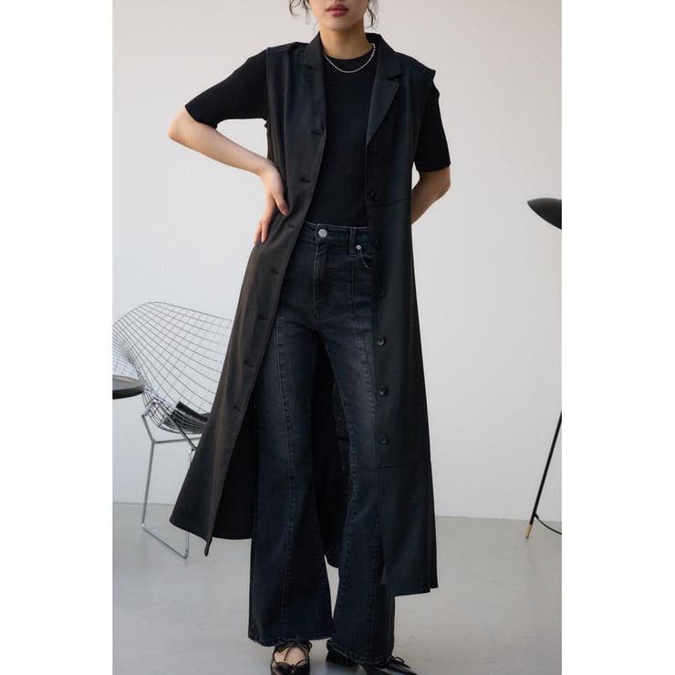 BLK | オープンカラージレワンピース | AZUL BY MOUSSY