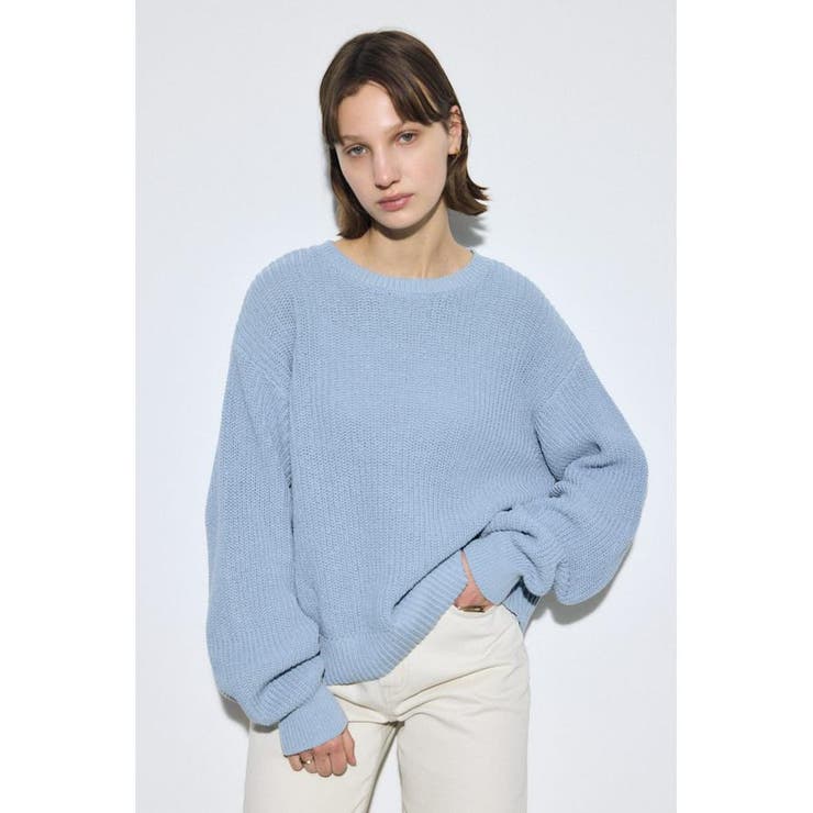畔編みリラックスニットトップス | AZUL BY MOUSSY | 詳細画像17 