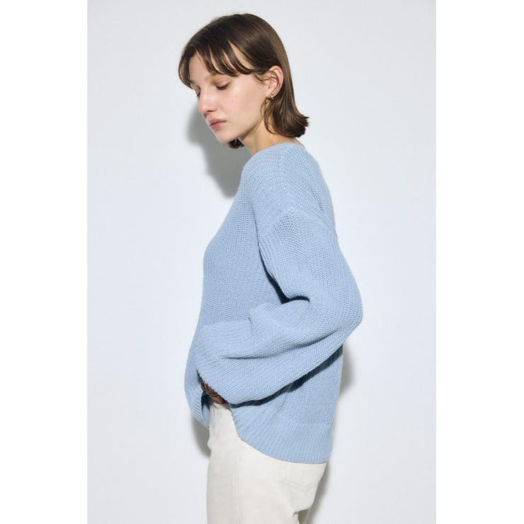 畔編みリラックスニットトップス | AZUL BY MOUSSY | 詳細画像16 