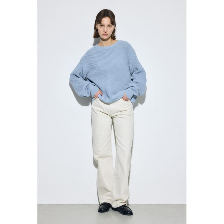 畔編みリラックスニットトップス | AZUL BY MOUSSY | 詳細画像18 