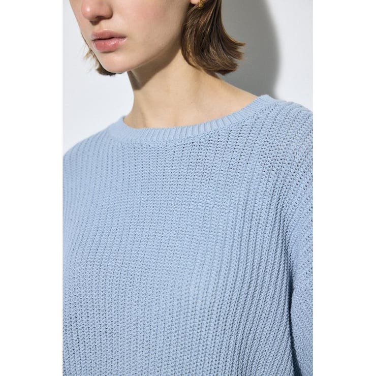 畔編みリラックスニットトップス | AZUL BY MOUSSY | 詳細画像21 