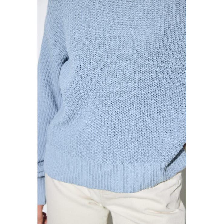 畔編みリラックスニットトップス | AZUL BY MOUSSY | 詳細画像20 