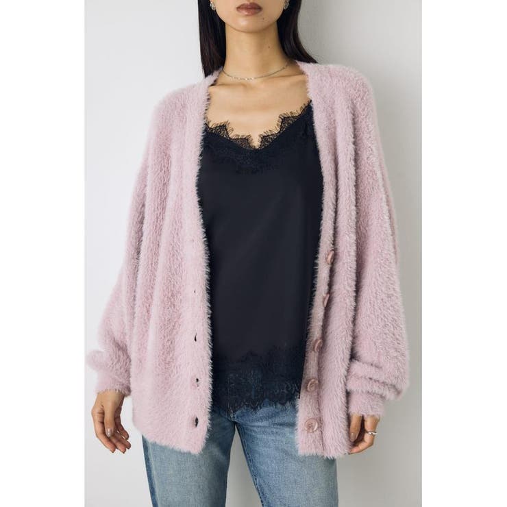 モヘヤライクニットカーディガン | AZUL BY MOUSSY | 詳細画像16 