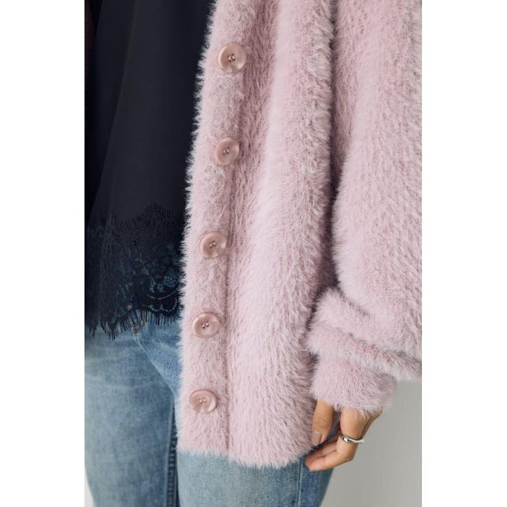 モヘヤライクニットカーディガン | AZUL BY MOUSSY | 詳細画像21 