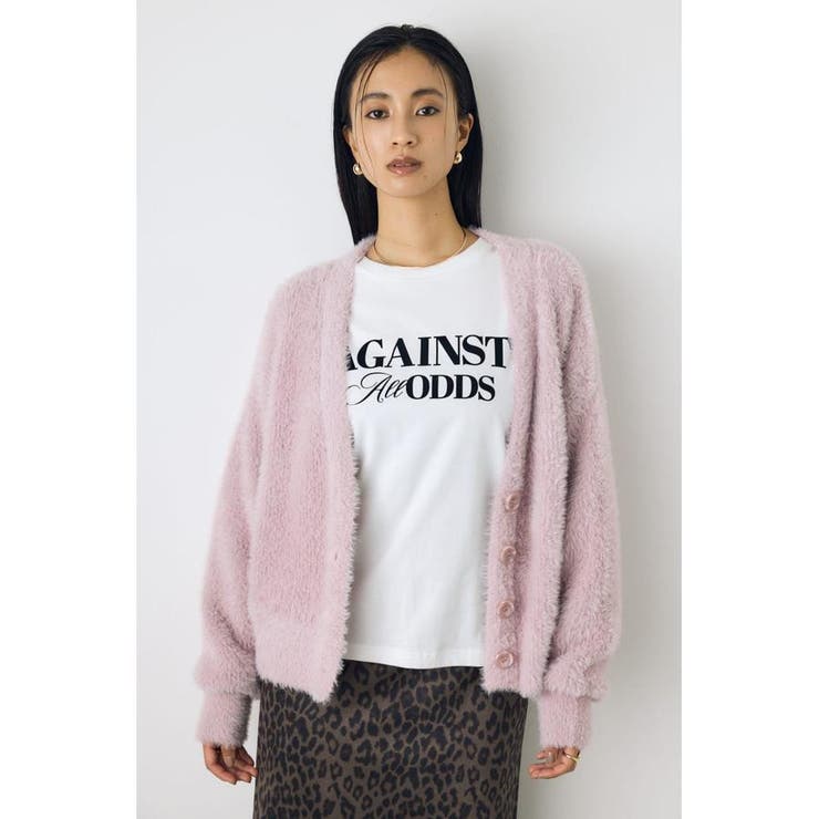 モヘヤライクニットカーディガン | AZUL BY MOUSSY | 詳細画像24 