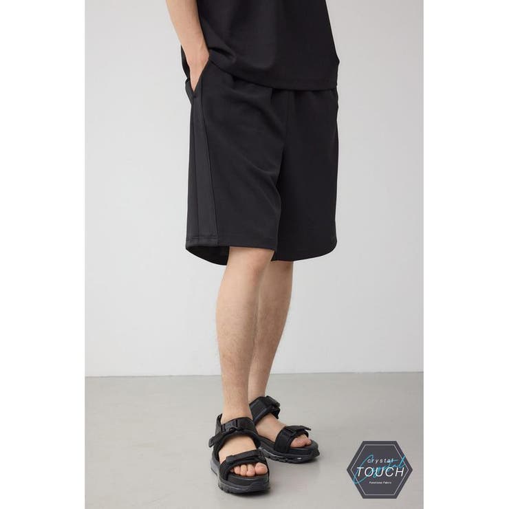 BLK | C/Tシリコンネームサイド切り替えショートパンツ | AZUL BY MOUSSY