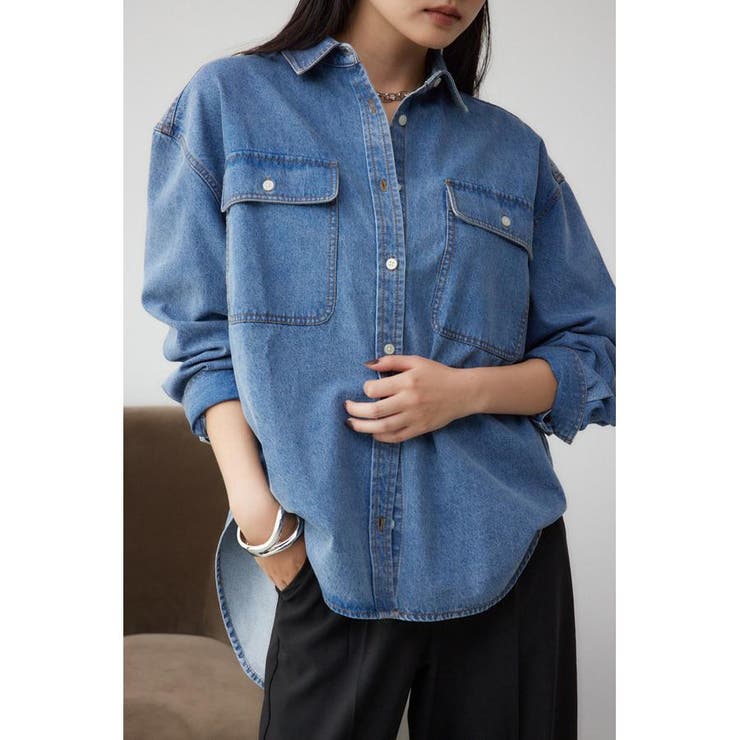 BLU | ルーズポケットシャツ | AZUL BY MOUSSY