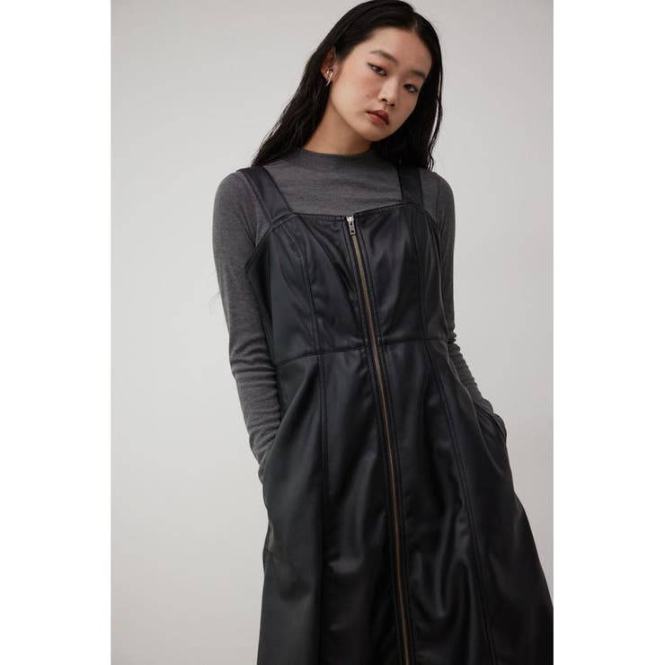 ジップアップジャンパースカート[品番：AZLW0021465]｜AZUL BY MOUSSY 