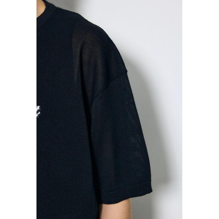 フロントロゴ半袖サマーニット | AZUL BY MOUSSY | 詳細画像9 