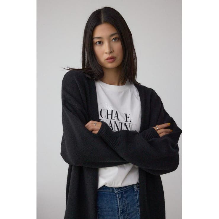 ニットロングカーディガン | AZUL BY MOUSSY | 詳細画像2 