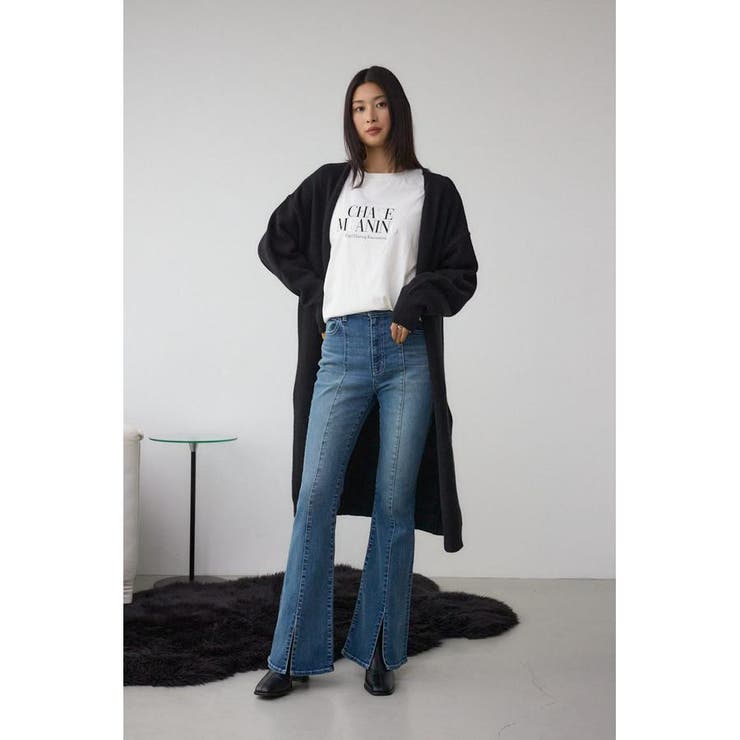 ニットロングカーディガン | AZUL BY MOUSSY | 詳細画像3 