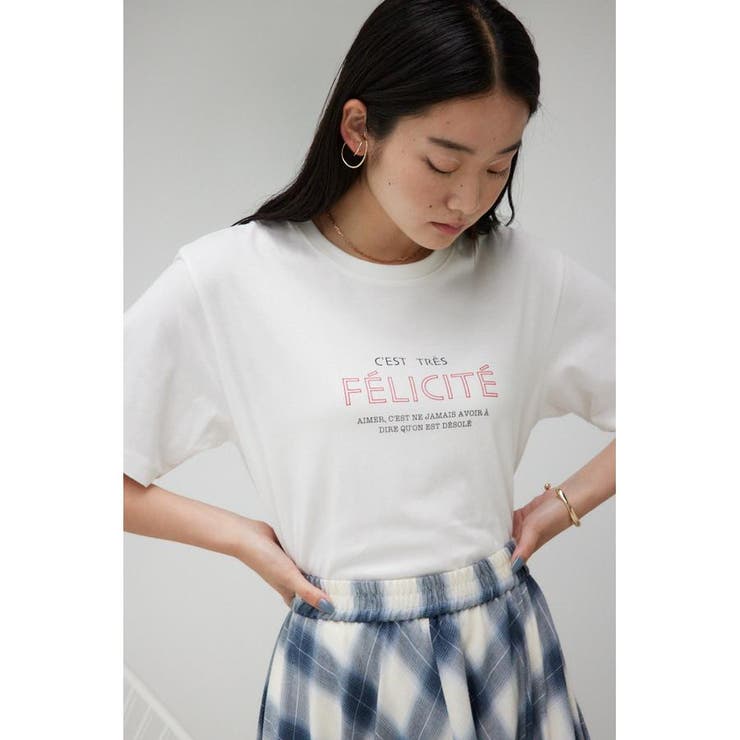 ソフトタッチロゴTシャツ | AZUL BY MOUSSY | 詳細画像1 