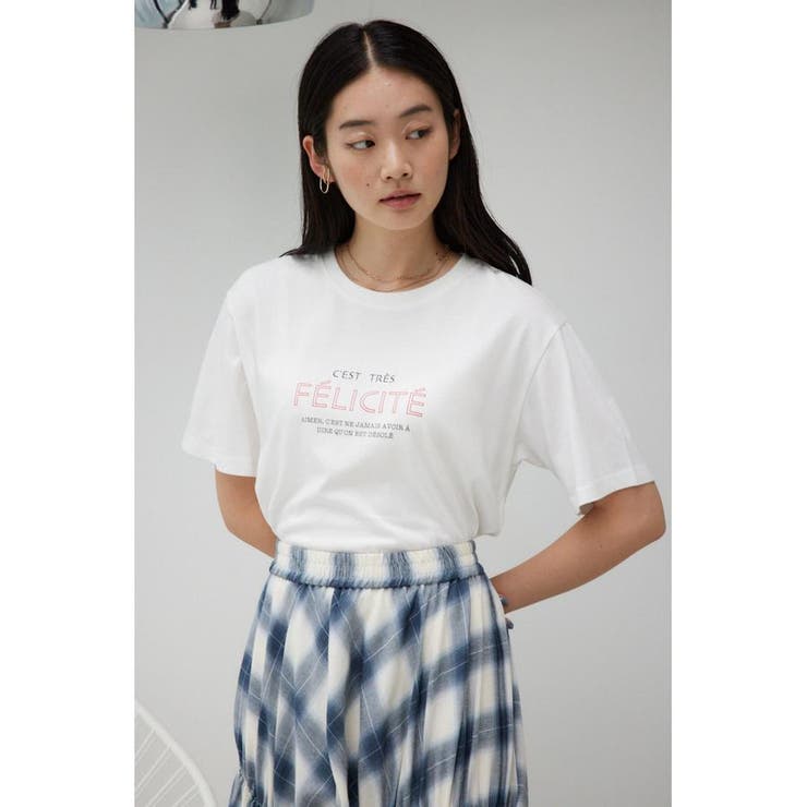 ソフトタッチロゴTシャツ | AZUL BY MOUSSY | 詳細画像2 