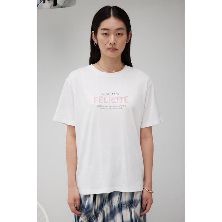 ソフトタッチロゴTシャツ | AZUL BY MOUSSY | 詳細画像4 