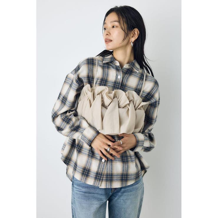 ギャザーフリルキャミソールビスチェ | AZUL BY MOUSSY | 詳細画像19 