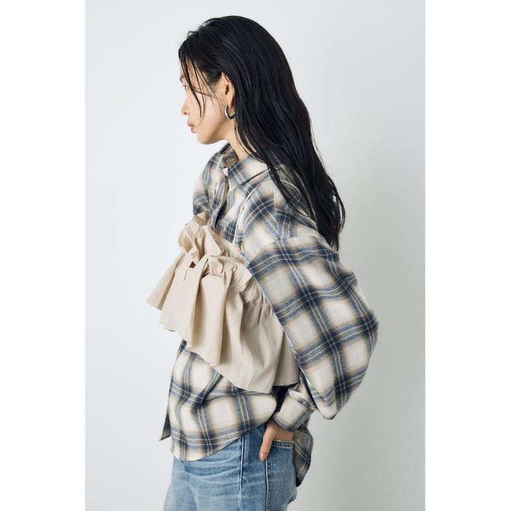 ギャザーフリルキャミソールビスチェ | AZUL BY MOUSSY | 詳細画像21 