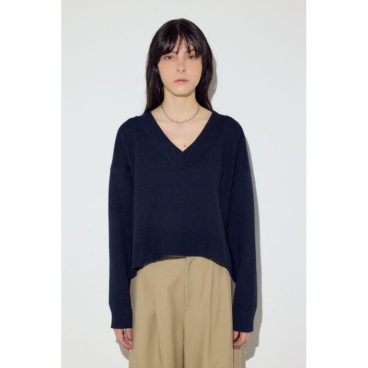 スウェットライクVネックニット | AZUL BY MOUSSY | 詳細画像29 