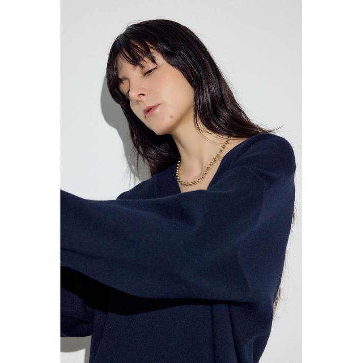 スウェットライクVネックニット | AZUL BY MOUSSY | 詳細画像17 