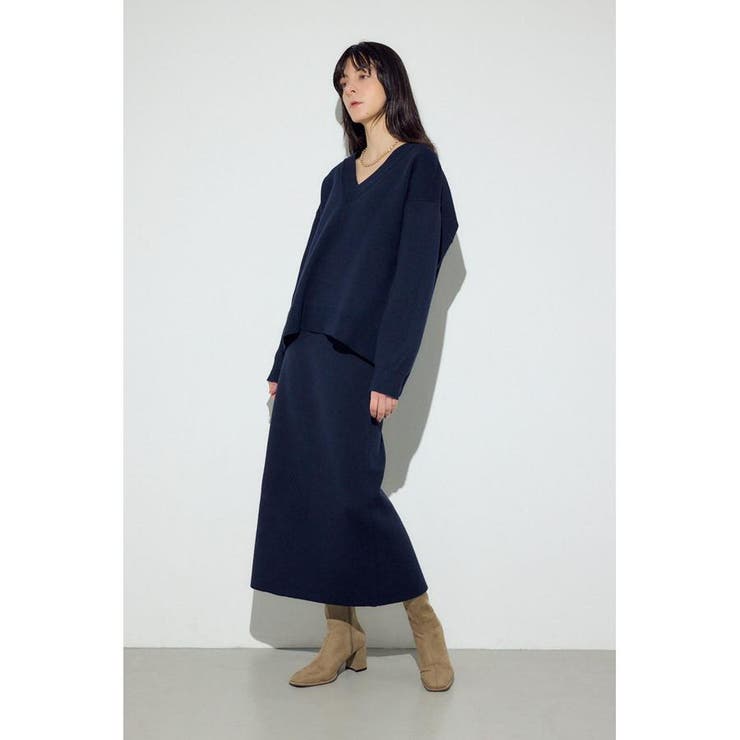 スウェットライクVネックニット | AZUL BY MOUSSY | 詳細画像19 