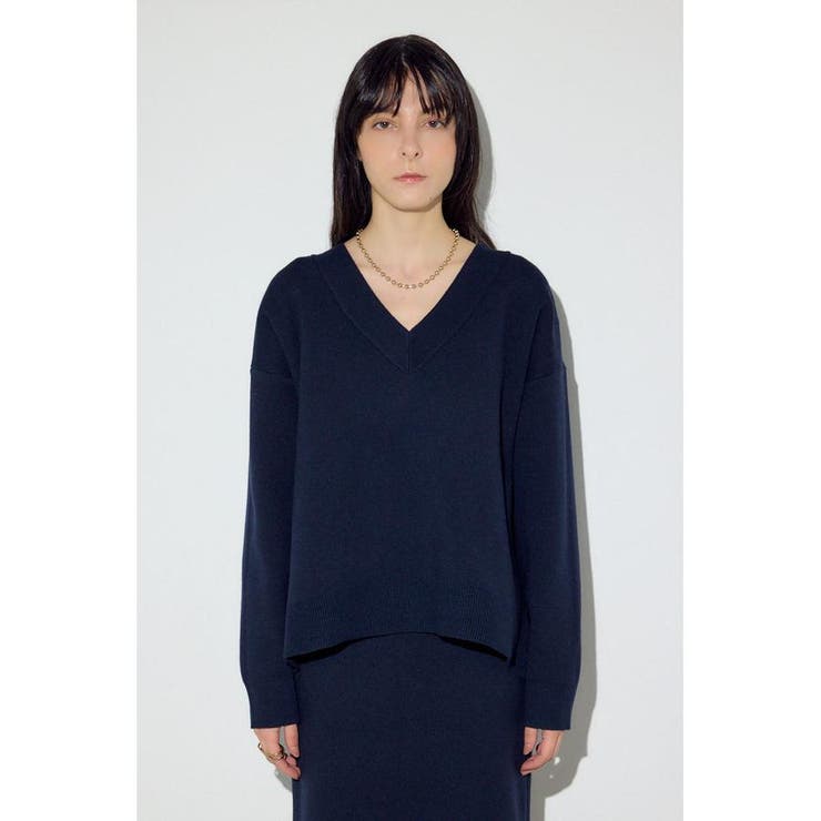 スウェットライクVネックニット | AZUL BY MOUSSY | 詳細画像22 