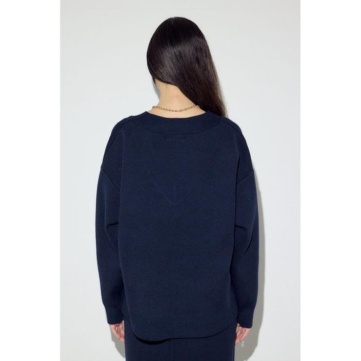 スウェットライクVネックニット | AZUL BY MOUSSY | 詳細画像24 