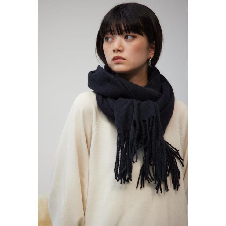 BLK | カシミアタッチストール | AZUL BY MOUSSY