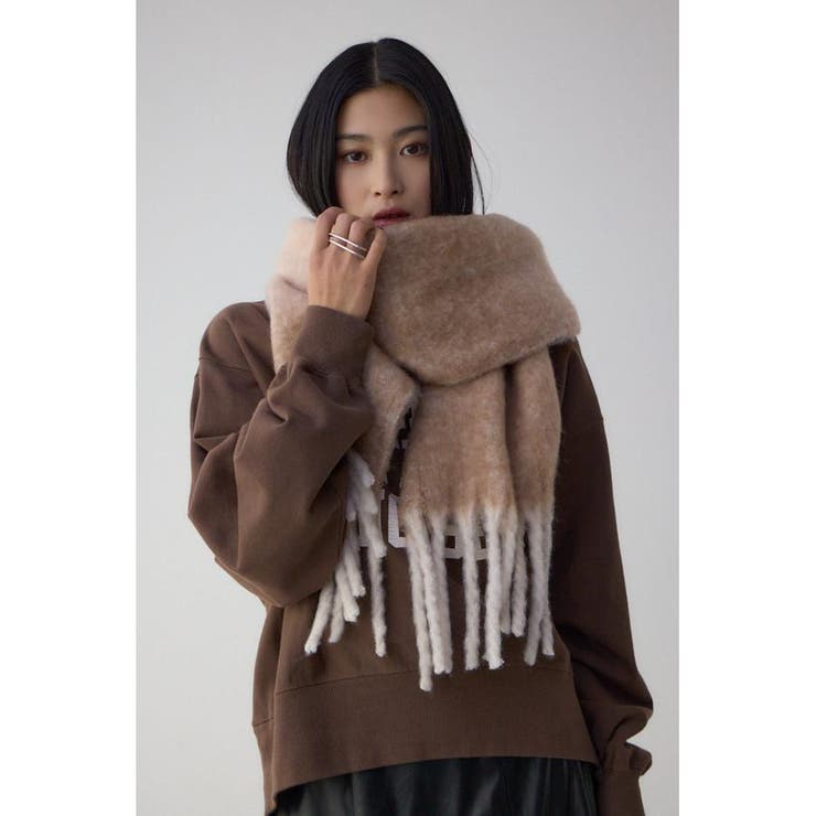 マルチデザインフラッフィーロングマフラー | AZUL BY MOUSSY | 詳細画像7 